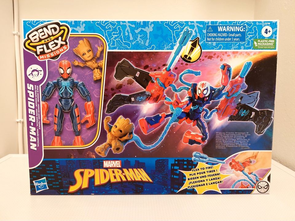 UUSI Hasbro Spider-Man Bend and Flex Missions -figuurisetti