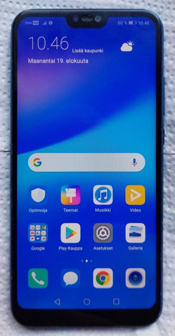 Huawei P20 Lite 4/64Gb + Hyvä akku