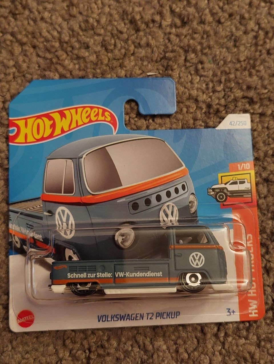 Hot Wheels Volkswagen T2 pickup pikkuauto