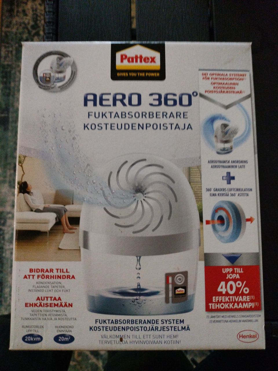 Pattex Aero 360 kosteudenpoistaja