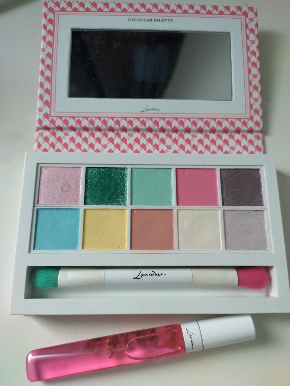 Lancôme Eye Sugar palette + Jelly Flower Tint