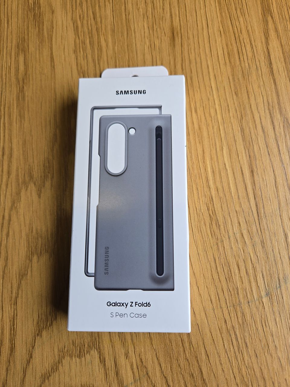 Avaamaton Samsung Galaxy Z Fold6 Slim S-Pen suojakuori (harmaa)