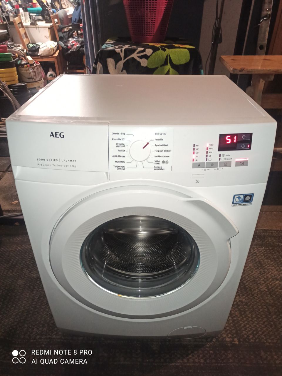 AEG 7kg 1400k toimitus