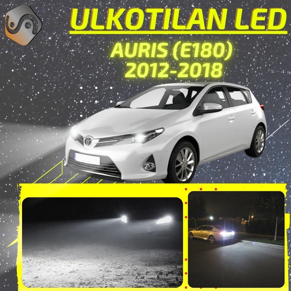 TOYOTA AURIS (E180) 2012-2018 Kirkkaat LED Valot ; Ajovalot ja Muut