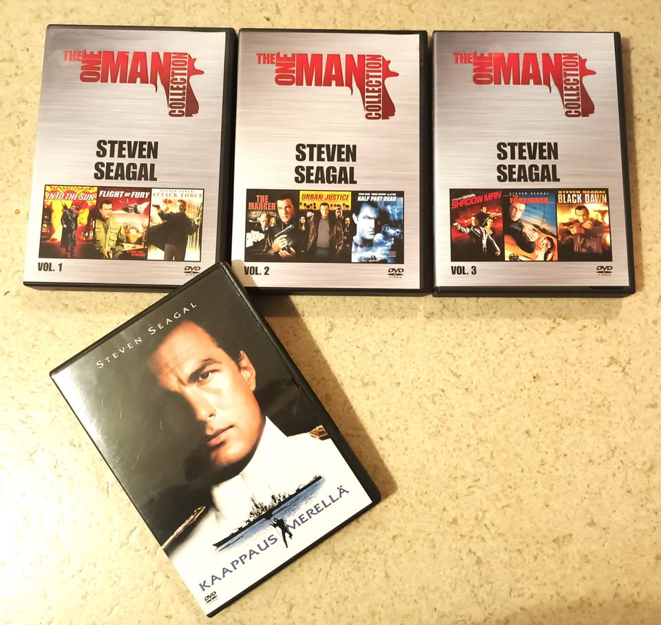 Steven Seagal The One Man Collection + Kaappaus merellä DVD