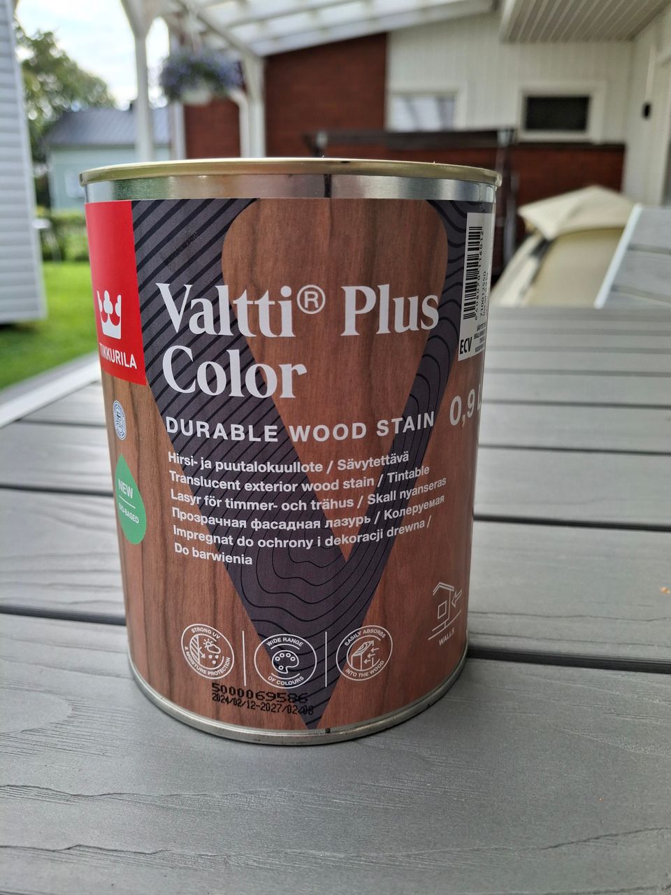 Valtti plus color durable wood stain 0,9l