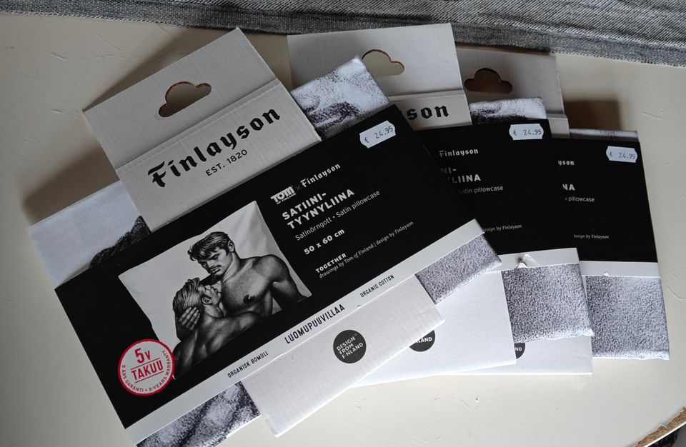 Finlayson Tom of Finland tyynyliinat