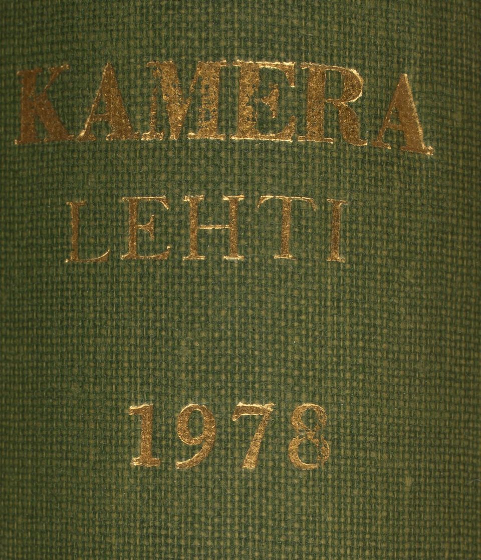 Kameralehden sidottu vuosikerta 1978