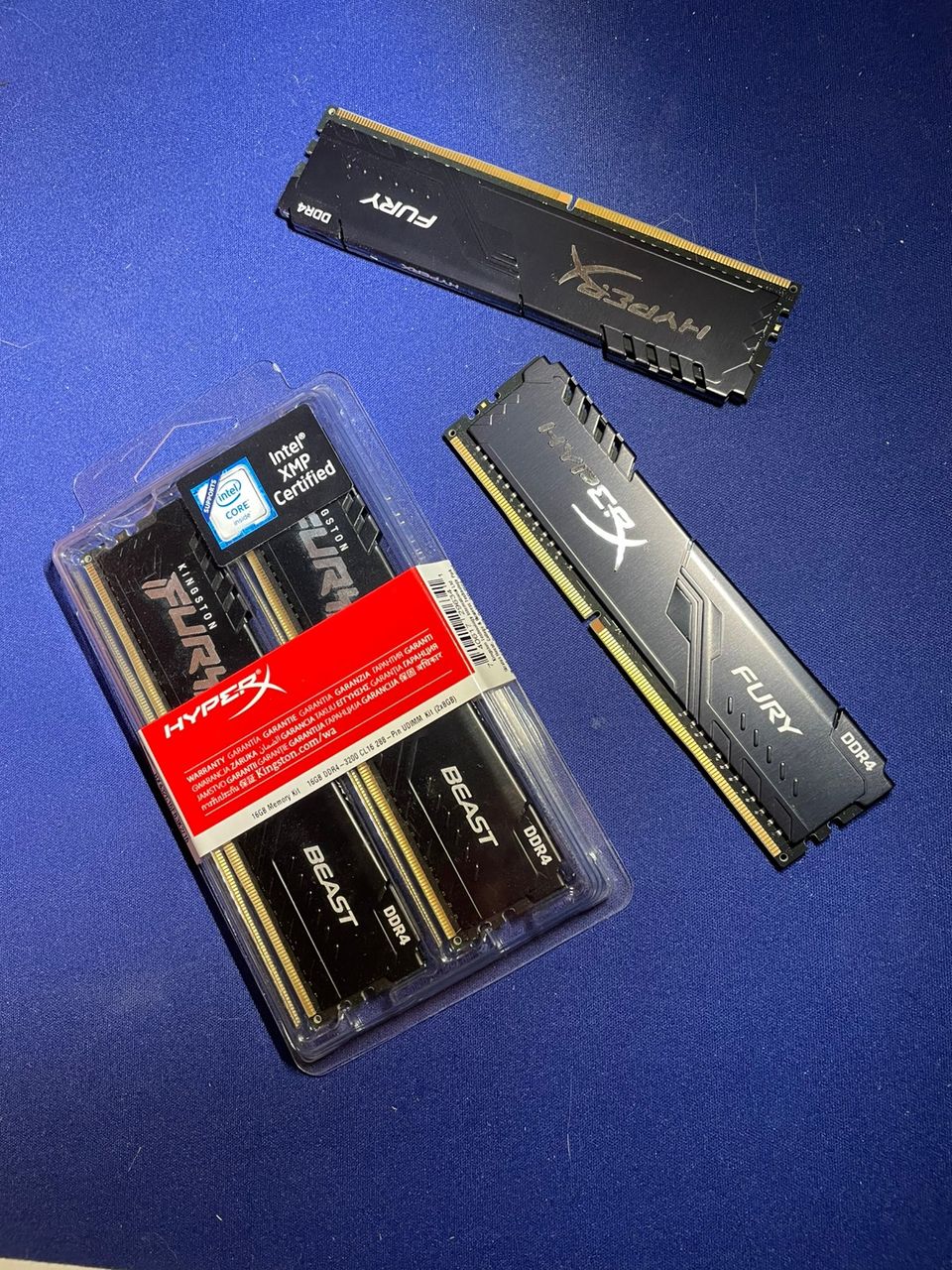 Kingston Fury Beast 32Gb cl16 ddr4 muisti