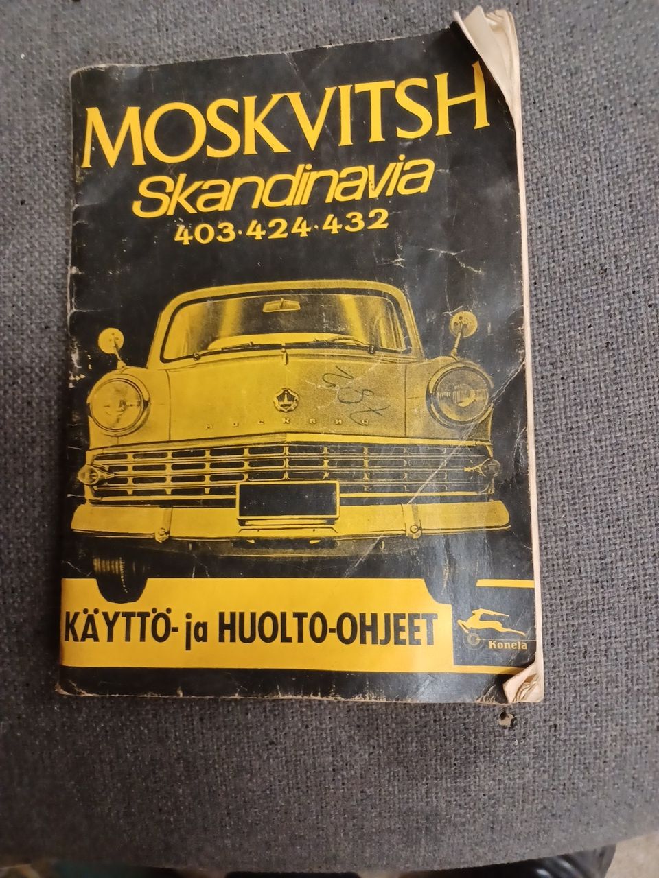 Moskvitsh käyttö ja huolto-ohjeet