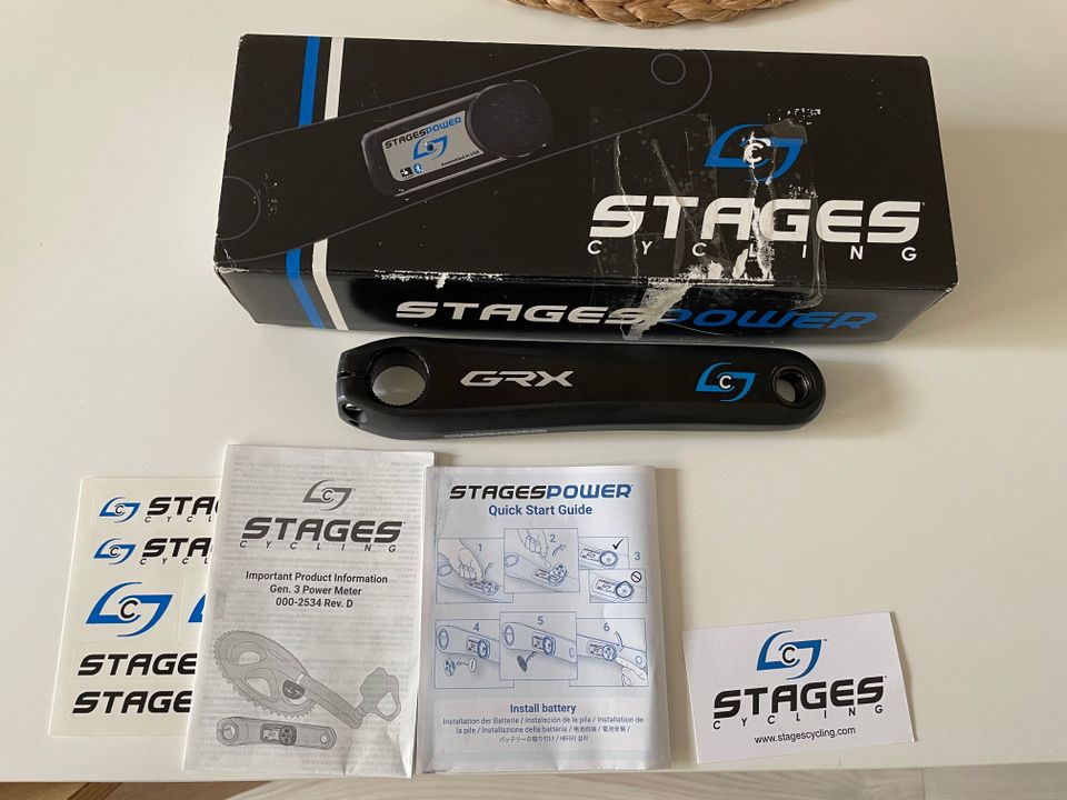 Stages Shimano GRX RX810 170mm wattikampi