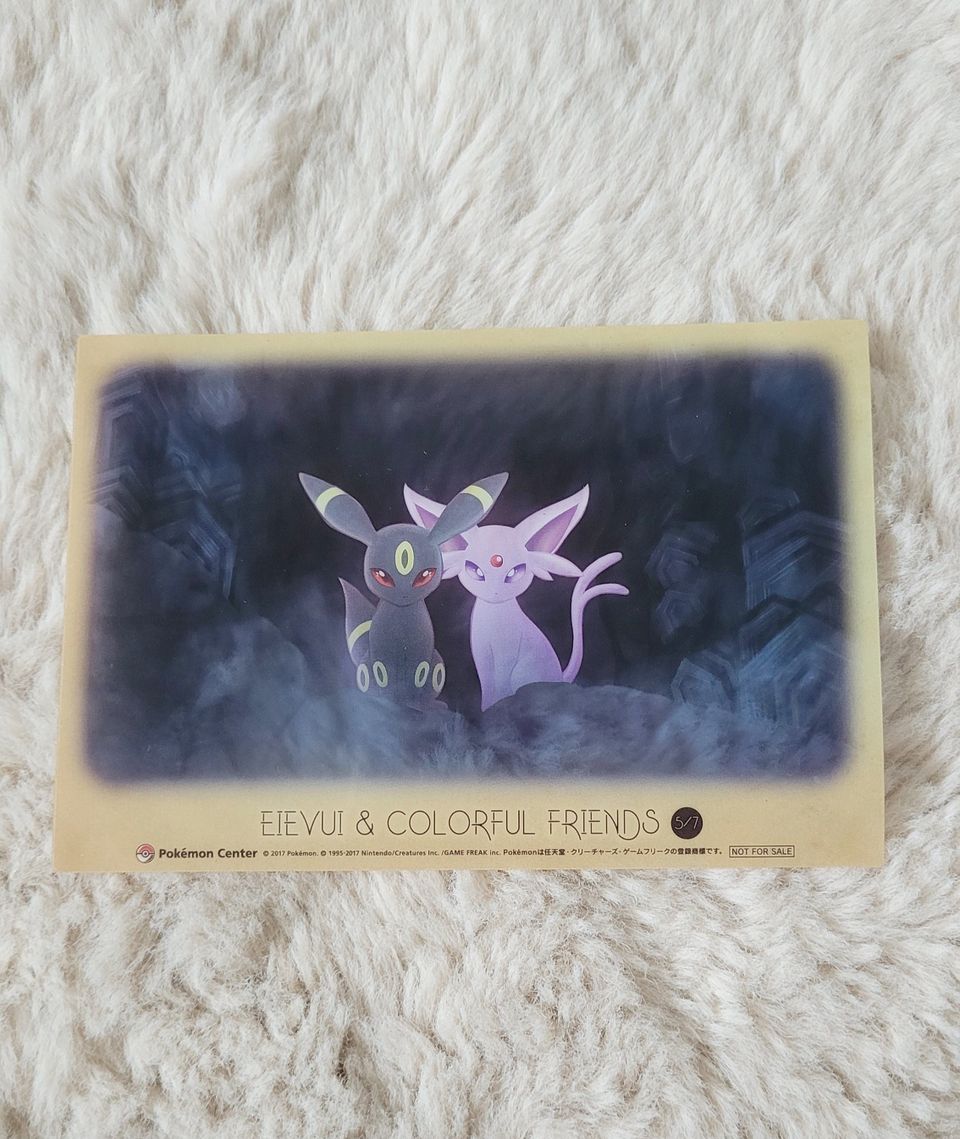 Umbreon ja Espeon kortti