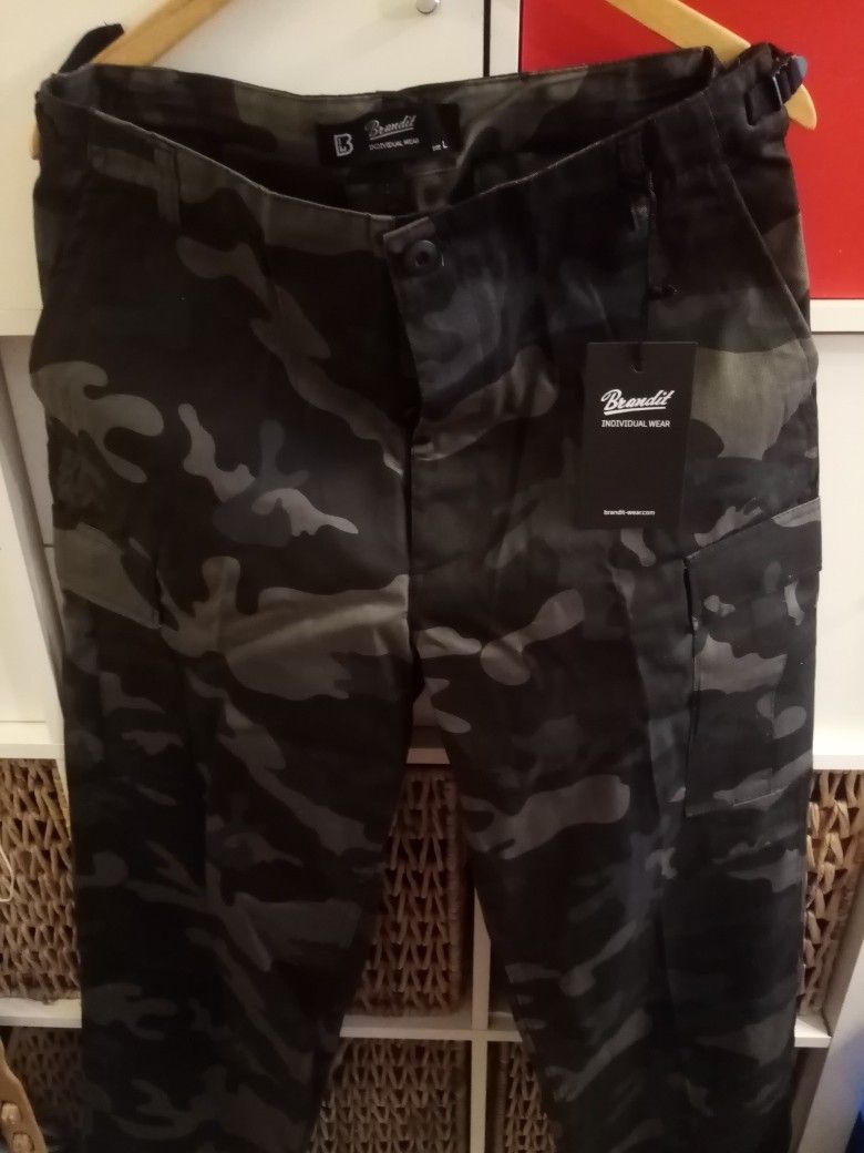 Uudet unisex Brandit US Ranger Cargo camo housut, L