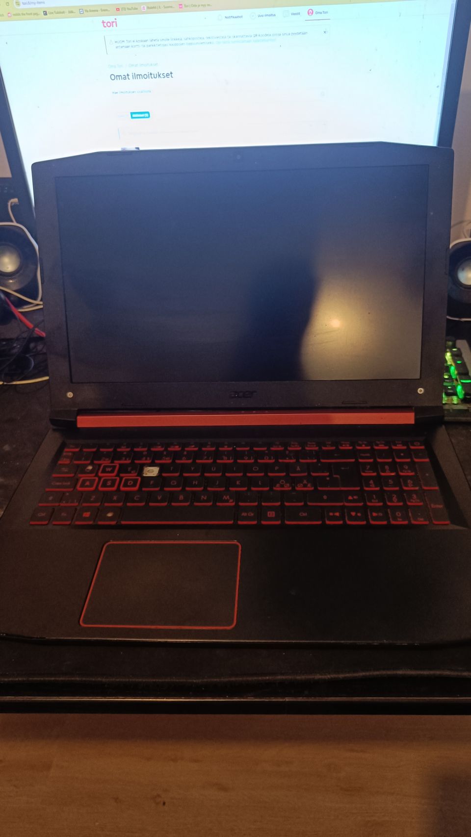 Acer Nitro 5 15,6" -kannettava, Win 10