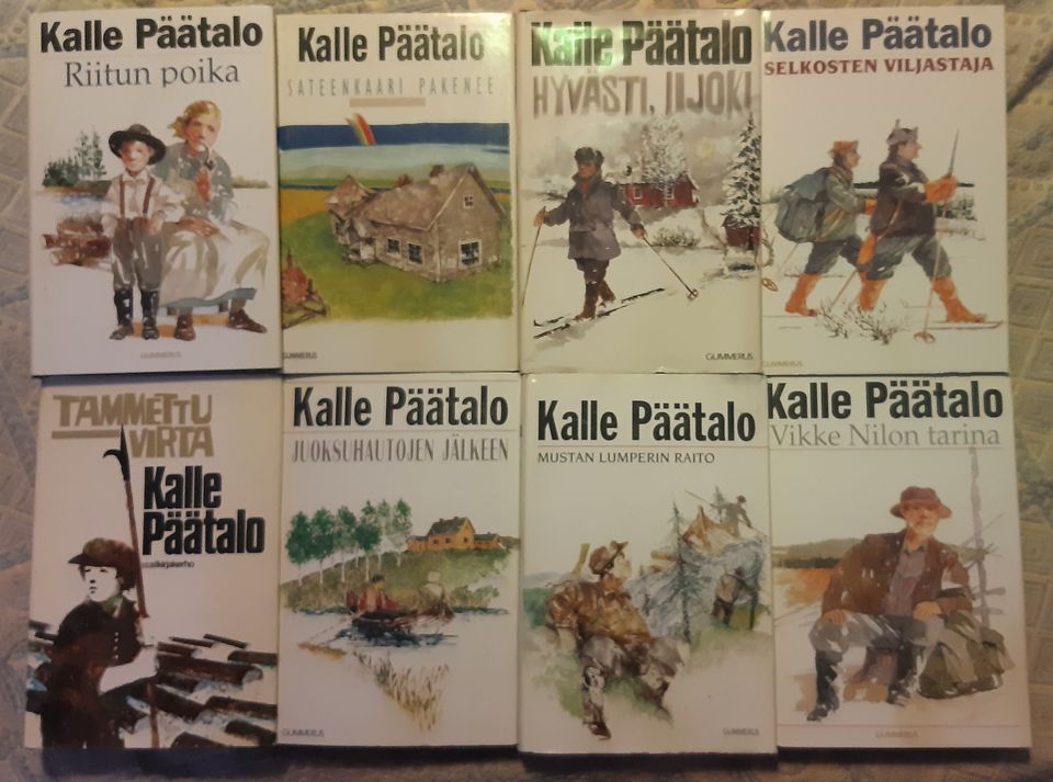 Kalle Päätalo kirjoja