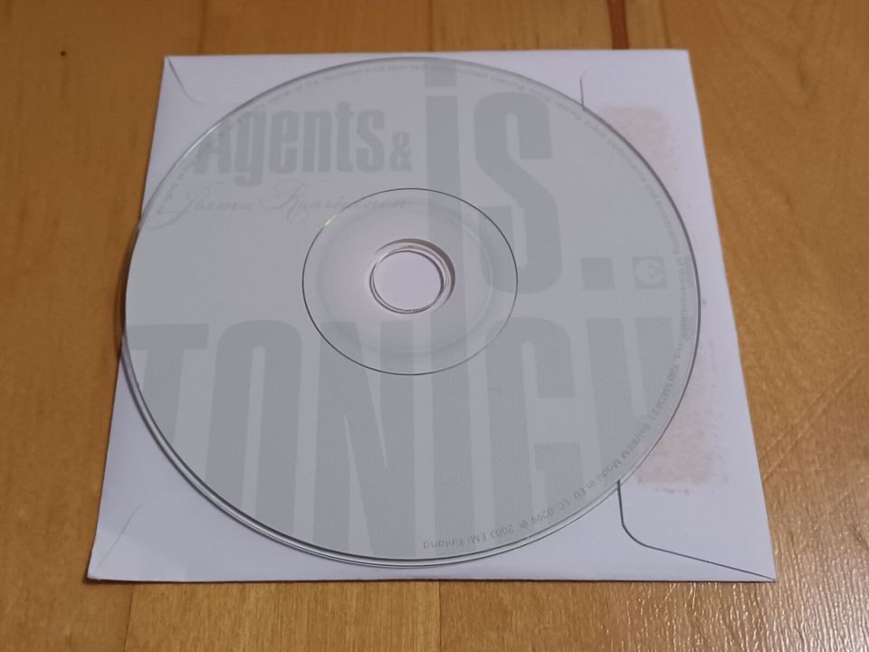 Agents & Jorma Kääriäinen -  Is Tonight CD (2003)