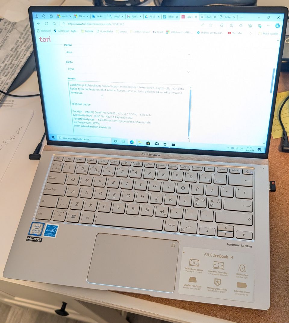 Asus ZenBook 14 läppäri