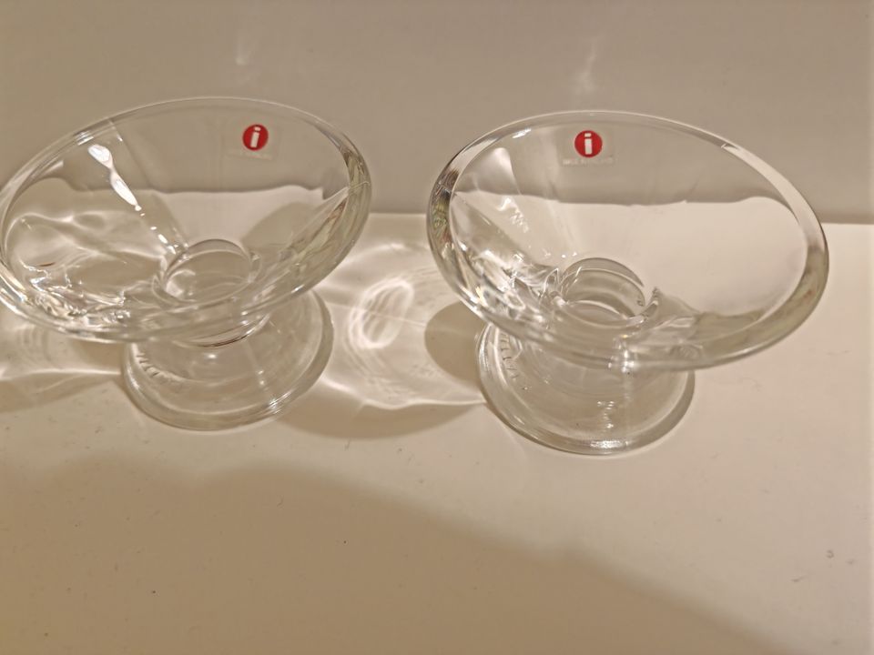 Iittala kartio kynttilänjalka kirkas