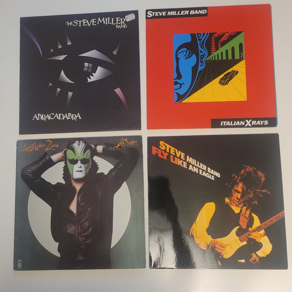 Steve Miller LP-levyt 6 kpl pakettina