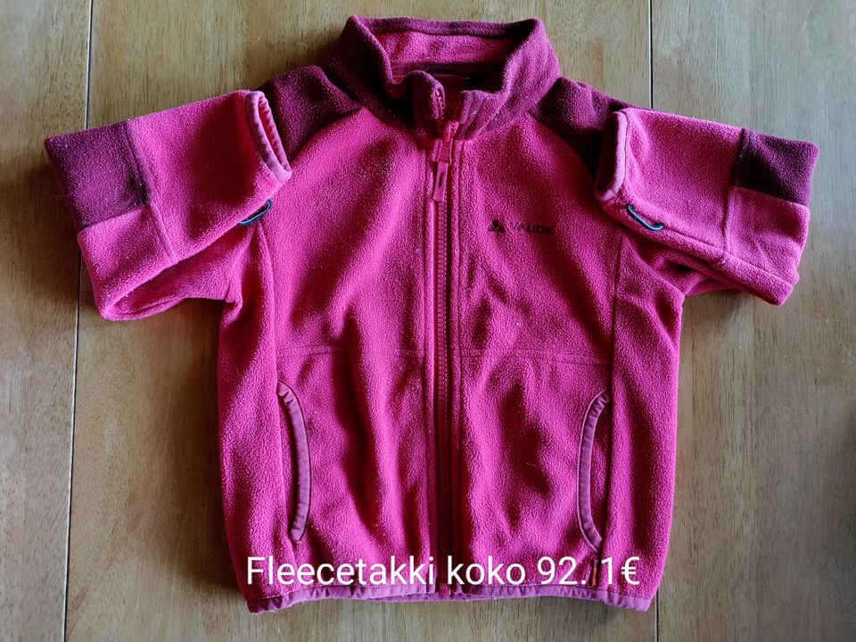 Fleecetakki koko 92