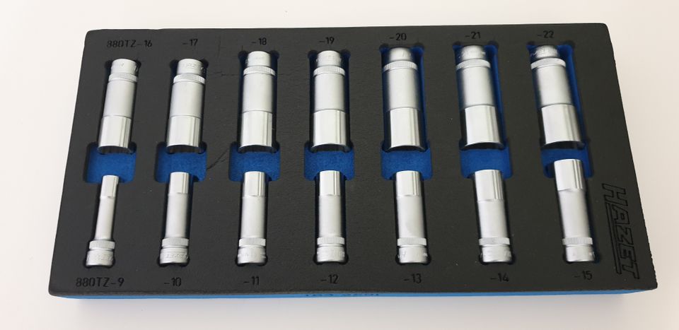 Hazet 3/8'' Socket Set, Uusi (Made in Germany)