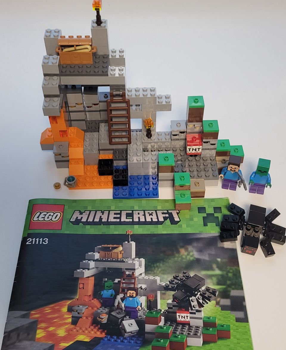 Lego Minecraft luola setti 21113