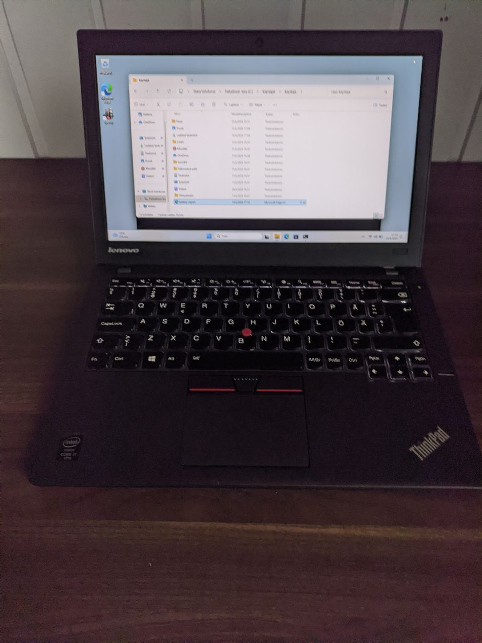 Lenovo thinkpad x250 kannettava