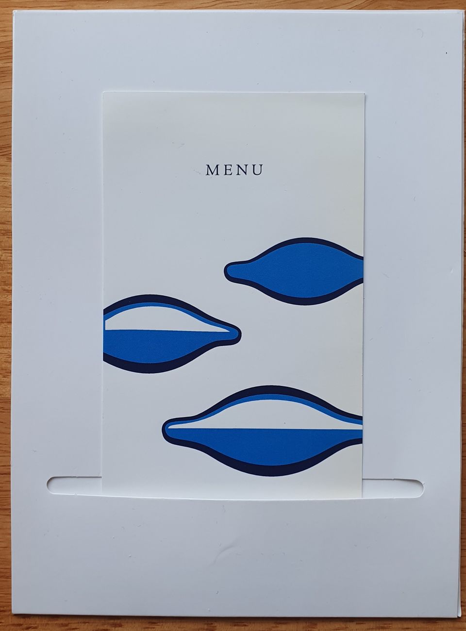 Finnair menu / ruokalista