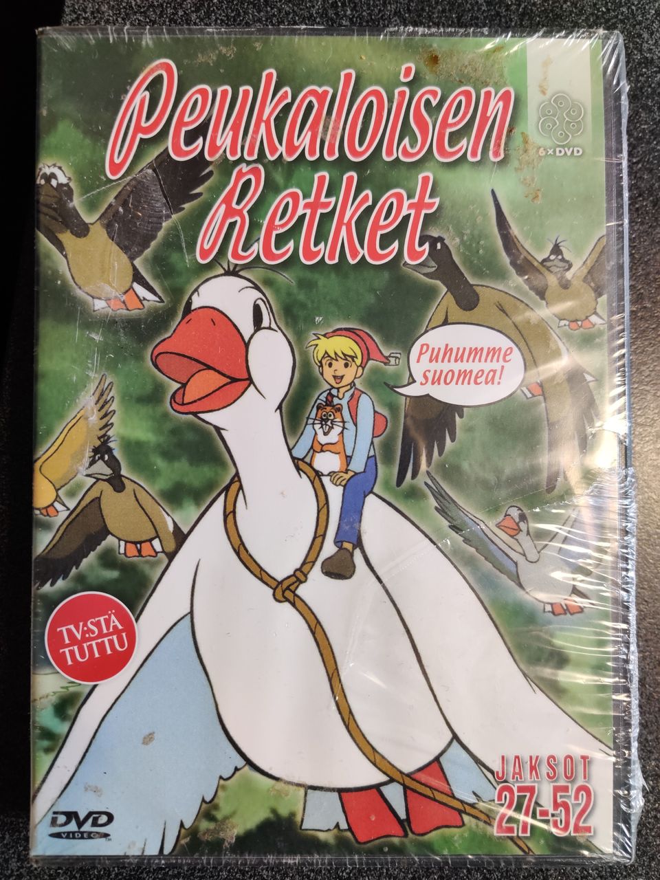 Peukaloisen retket DVD jaksot 27-52 muoveissa