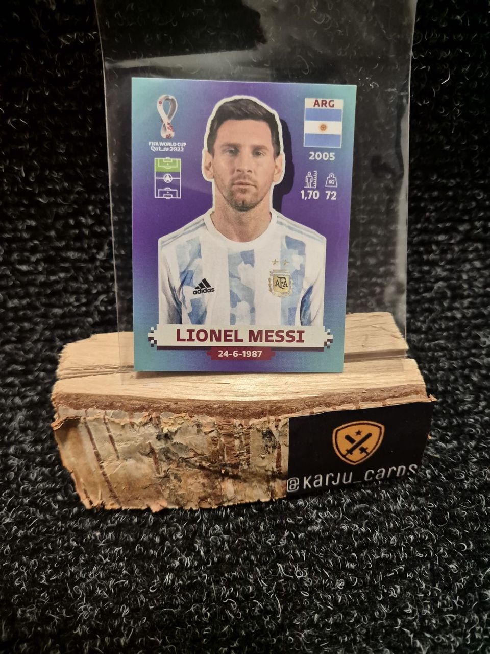 Jalkapallokortteja Messi 2022 sticker