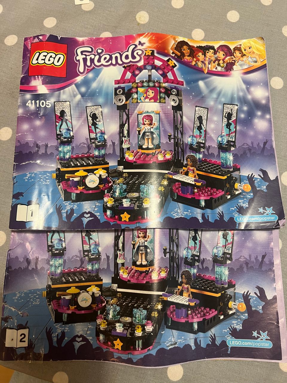 Lego friends 41105 pop tähden esiintymislava