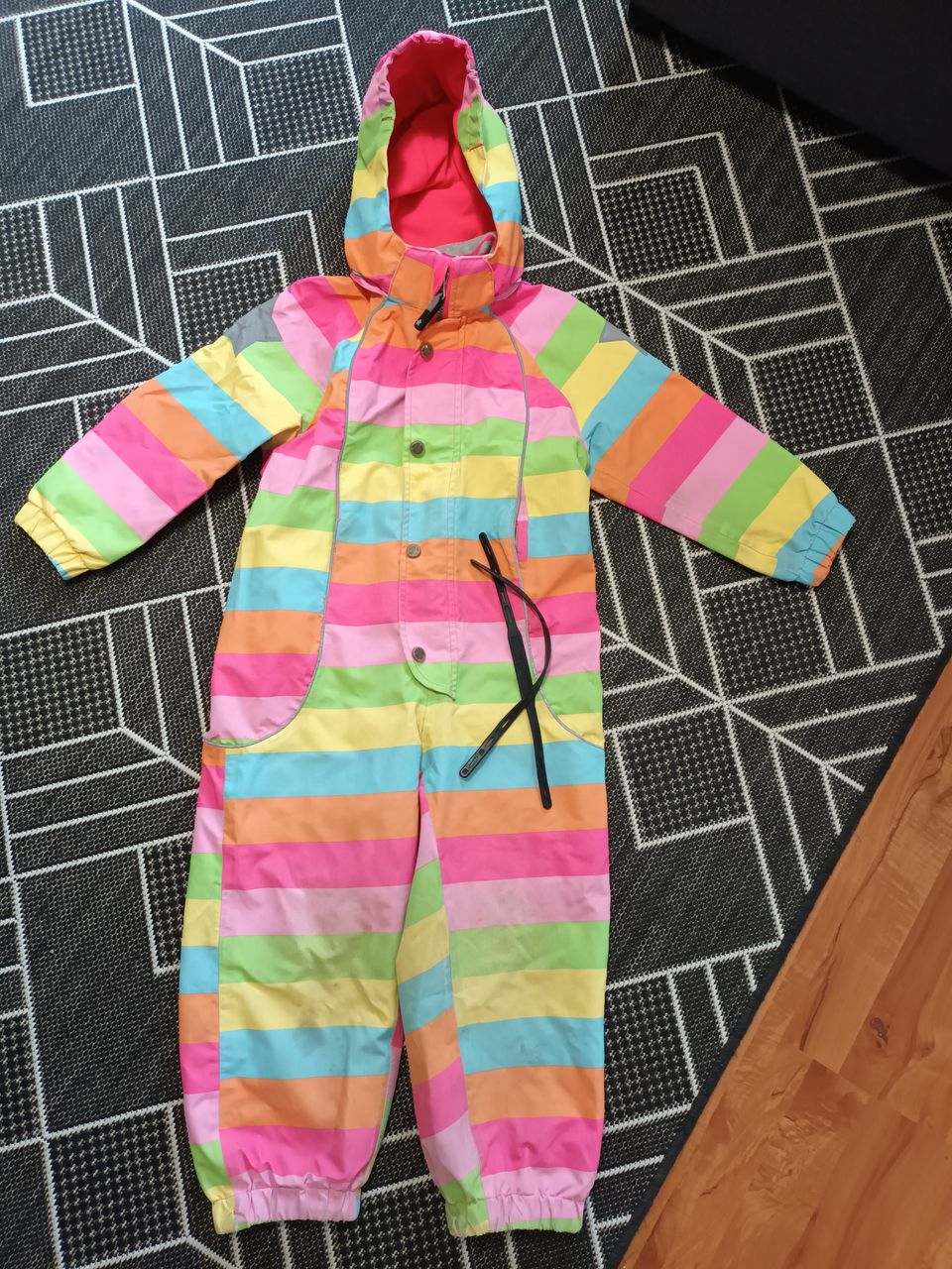 Molo girly rainbow fleecevuorellinen vk-haalari 104