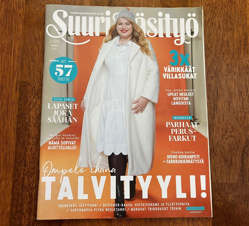 Suuri Käsityö 1/2019 : Poolomekko, Kietaisuhame