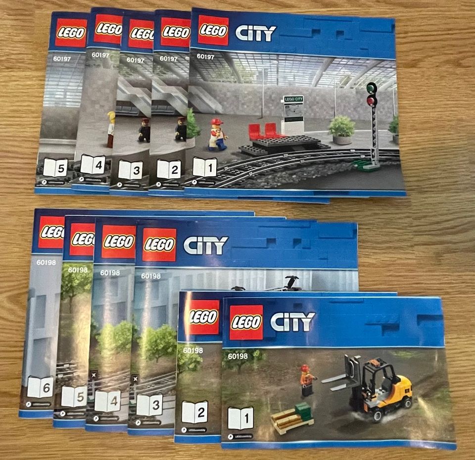 Lego junanratapaketti 60198 + 2x60197 + 2x60205 + 2x60238