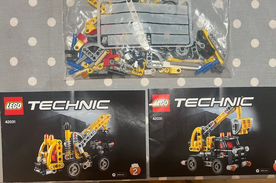 Lego technic 42031 nosturi kuorma-auto