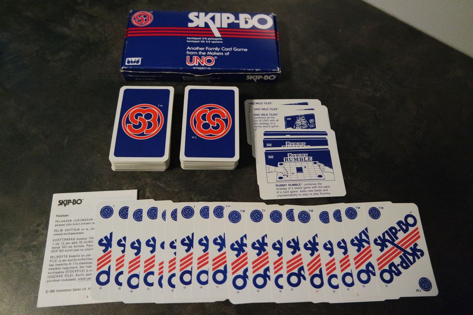 Skip-Bo korttipeli (1985)