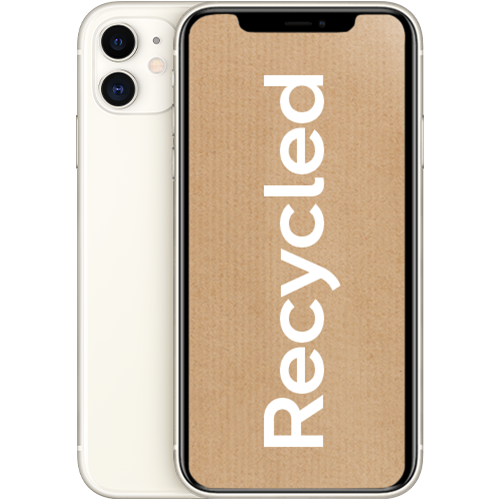 Recycled iPhone 11, Valkoinen, Puhelin