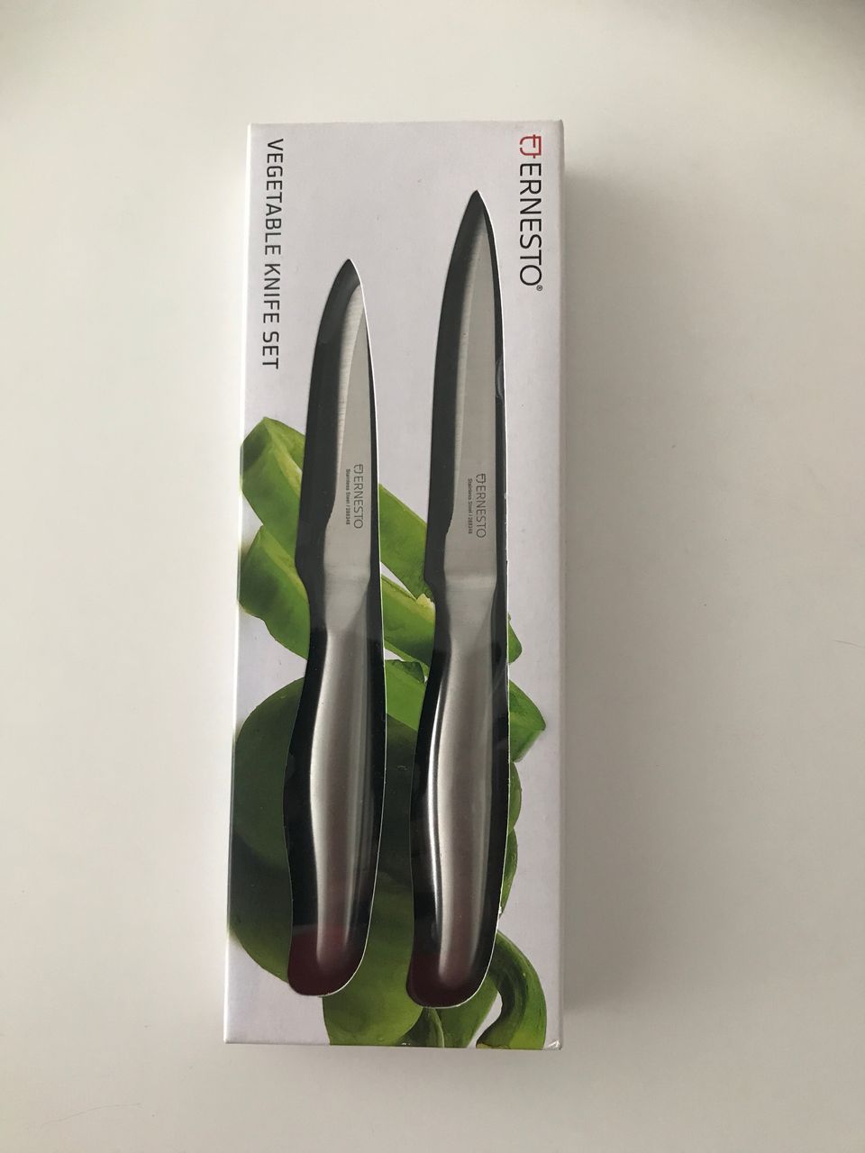 Ernesto vihannesveitsi /vegetable knife set stainless steel