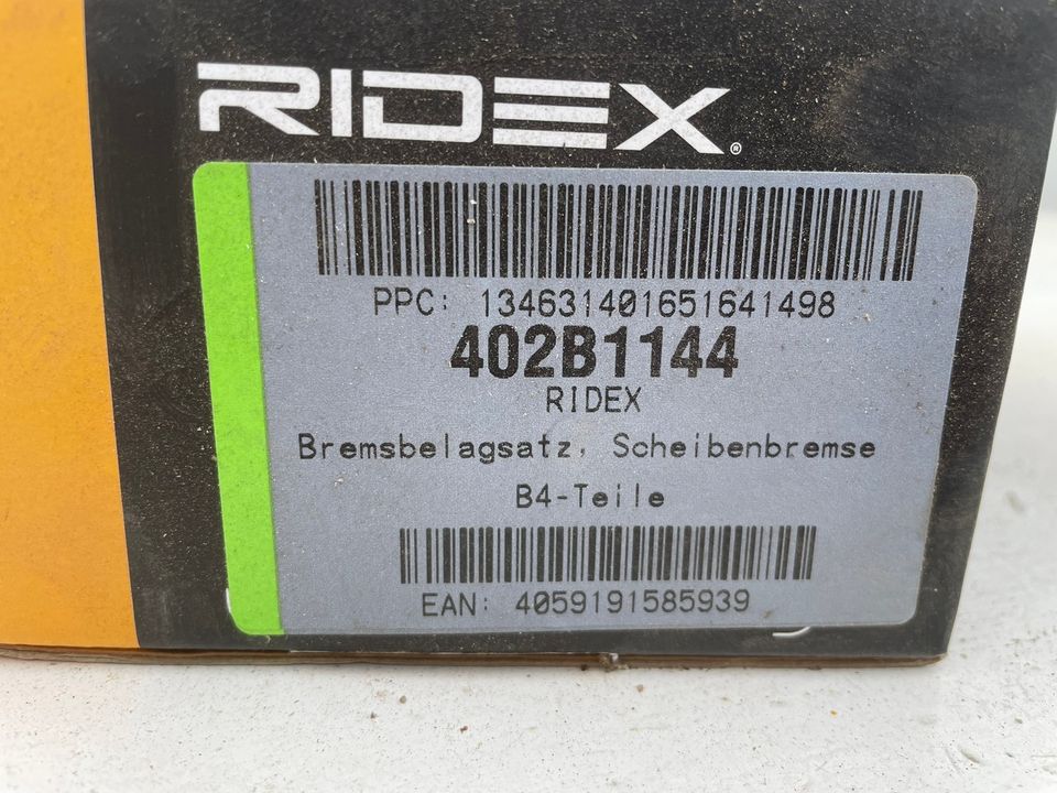 Ridex 402B1144 jarrupalasarja taakse