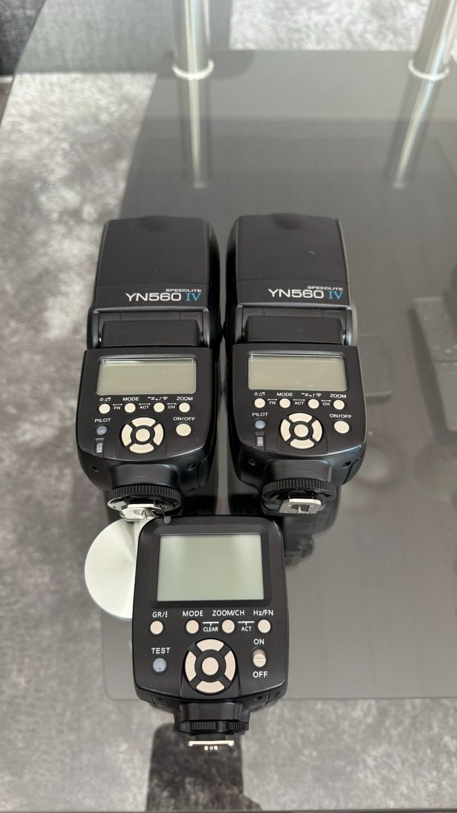 YongNuo YN-560 IV x2 + lähetin (Canon)