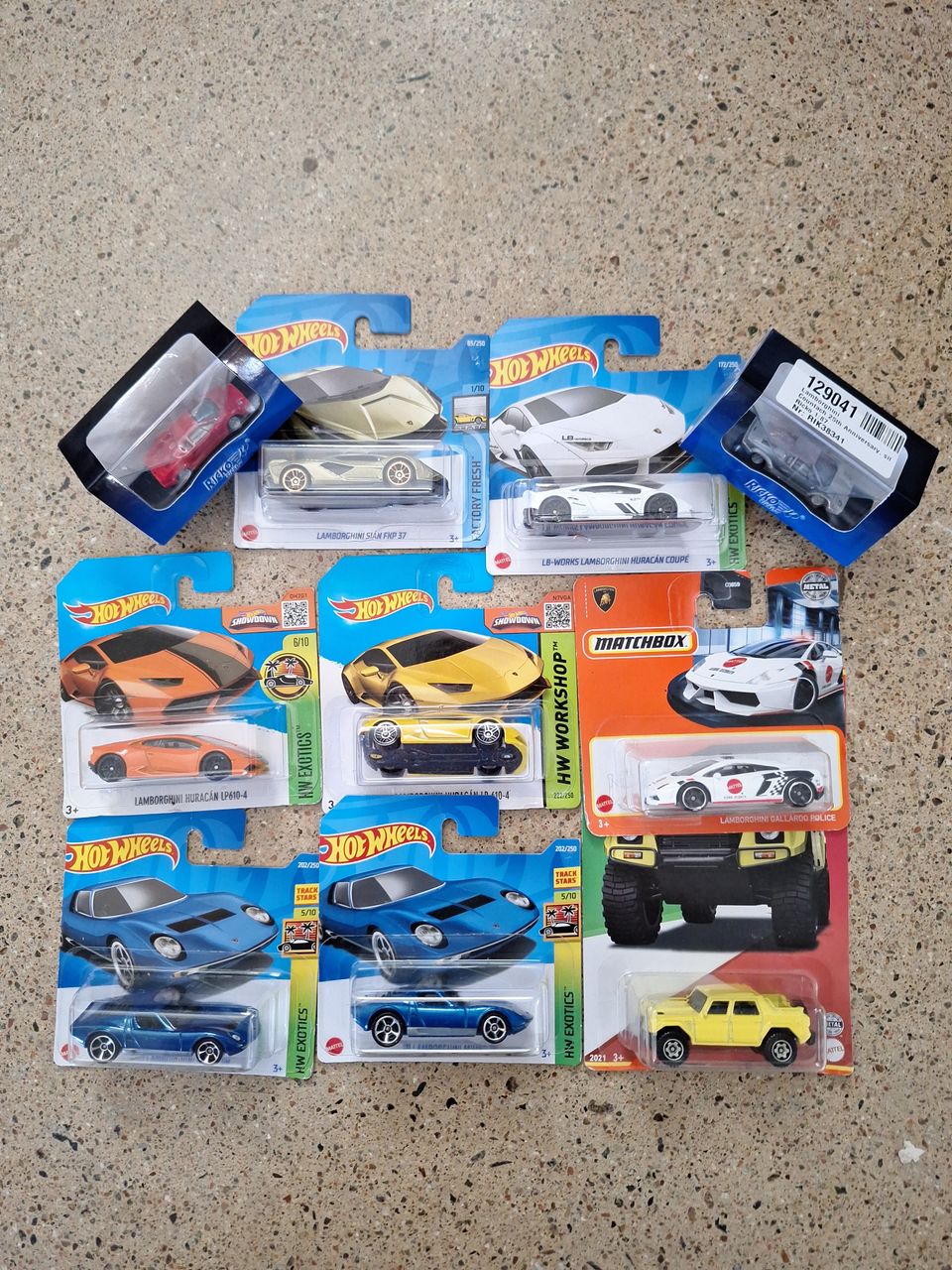 10x Lamborghini Hot Wheels Matchbox Ricko