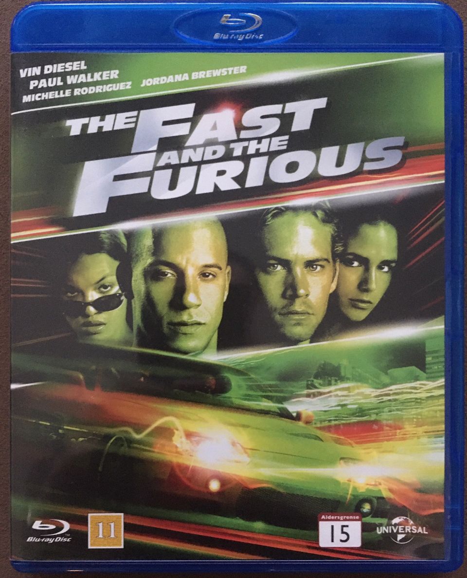 The Fast and The Furious Blu-Ray