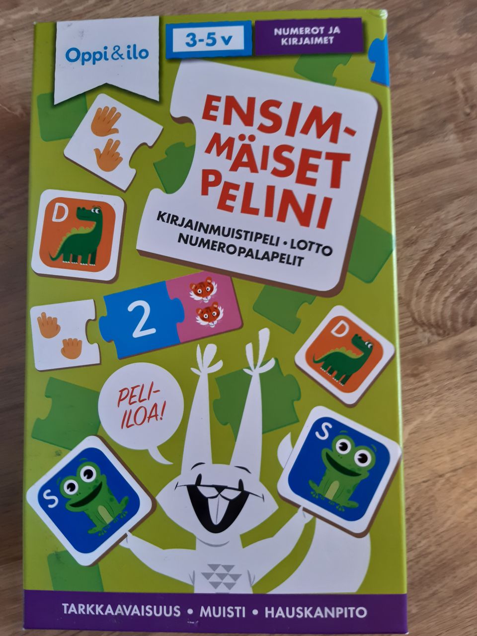 Oppi ja ilo numerot ja kirjaimet- peli