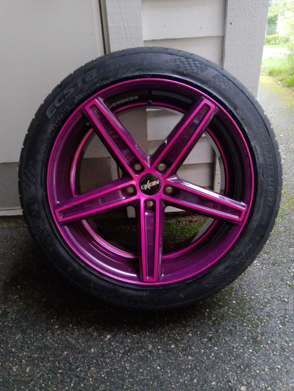 Oxigin Concave Pink Kesärenkaat 8,5x19 5x114,3