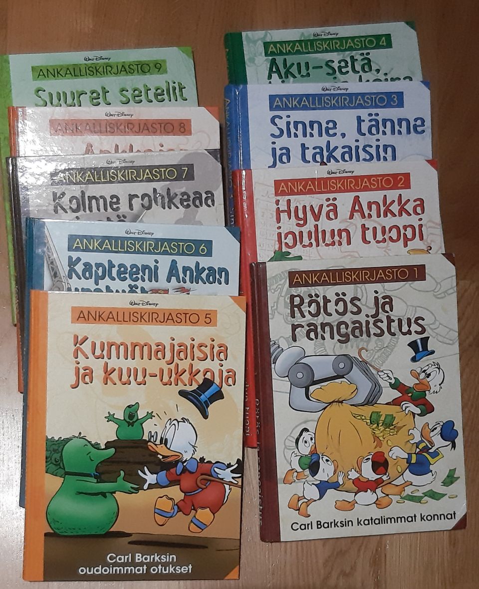 Ankalliskirjasto kirjoja