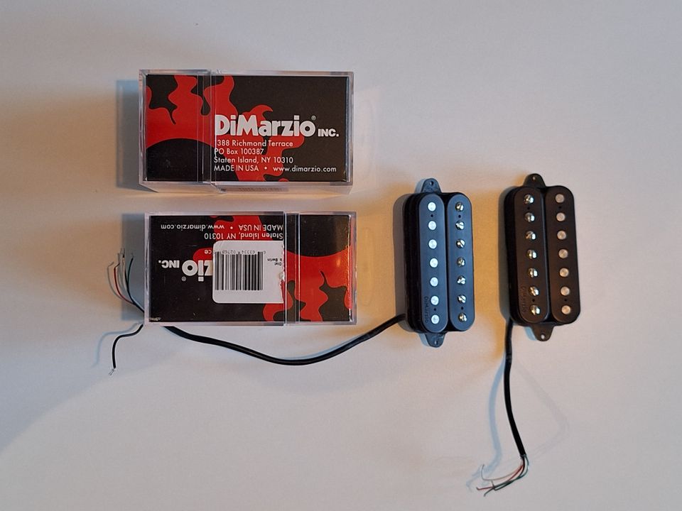 Dimarzio PAF7 neck+bridge setti (DP759BK + IH759BKR)