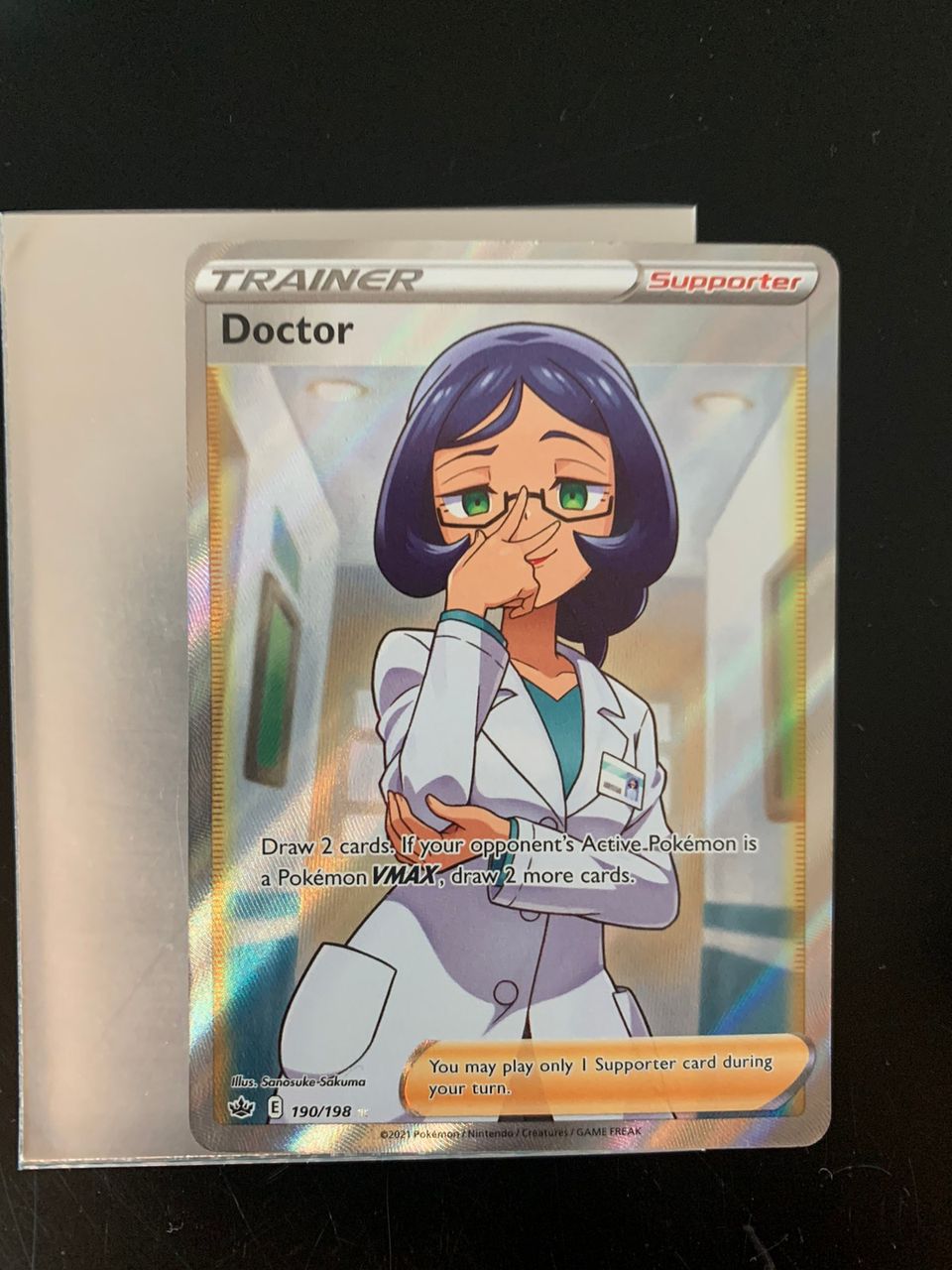 Pokemon Doctor trainer kortti