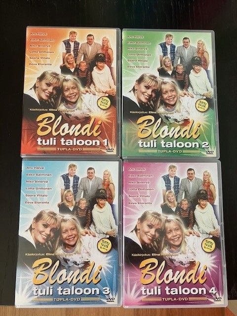 Blondi tuli taloon 1-4 (DVD)