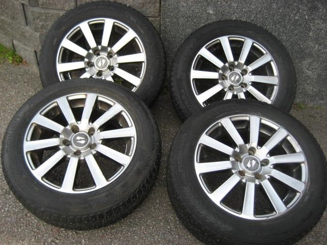 Aluvanteet 5x112 Nokian nastarenkailla 205/60-16