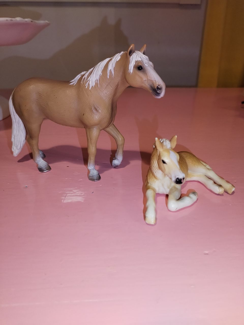 Schleich Palomino ori ja Haflinger varsa